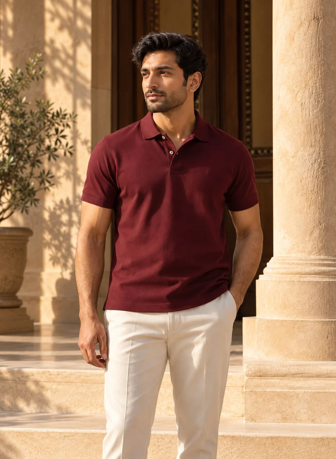 Crest Tipping Polo T-Shirt
