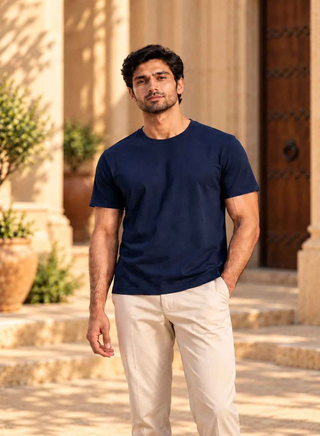 Axis Stripe Round Neck